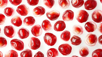 Fototapeta premium Vibrant pomegranate seeds food photography studio close-up freshness