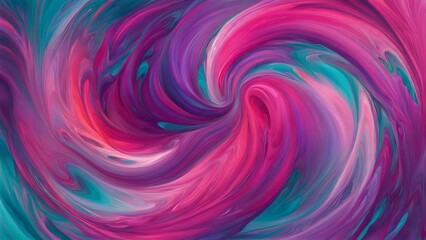 Obraz premium A vibrant swirl of colors creating a dynamic, abstract pattern.