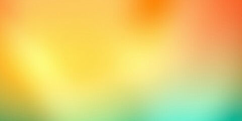 Fototapeta premium A Soft, Blurred Gradient Transitioning From Warm Yellow to Cool Turquoise, Perfect for Backgrounds and Design Elements