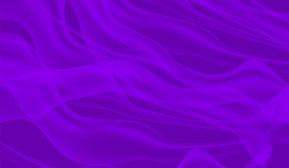 Realistic Fluttering Cloths Background Vector