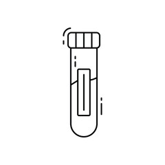 medical test vector icon