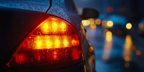 Importance of tail lights or tail lamps on vehicles is crucial, especially during rain, as tail lights play a vital role in ensuring safety and visibility on the road in inclement weather.