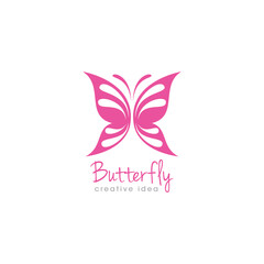 Creative Butterfly Concept Logo Design Template