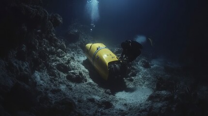 Underwater Inspection of Mining Equipment in Ocean Depths