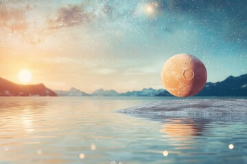 Space exploration events mars digital art cosmic scenic