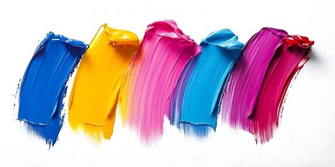 Soft watercolor texture with harmonious colors Water color on white background
