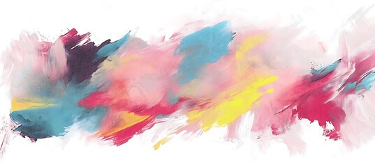 Soft watercolor texture with harmonious colors Water color on white background
