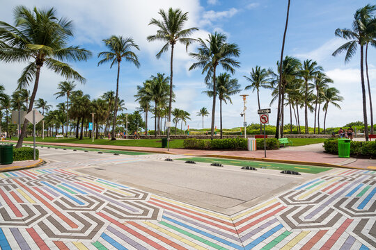 Ocean Drive, Thoroughfare in Miami Beach, Florida