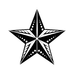 christmas tree star silhouette, christmas vector icon - silhouette vector art of christmas tree star, symbolizing holiday celebrations. christmas silhouette.