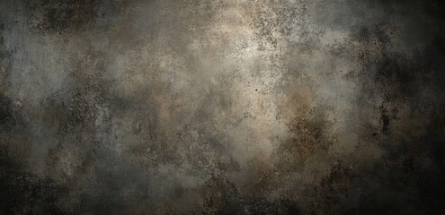 Matte grey wall with subtle golden patina and natural cracks