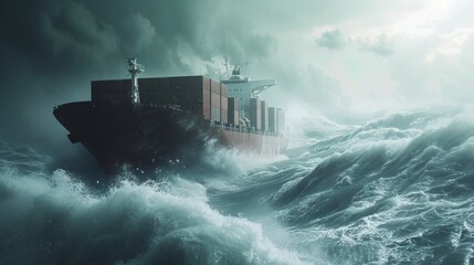 The increasing frequency of extreme weather events such as hurricanes and typhoons pose a threat to cargo ships and the safety of their crews.