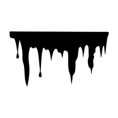 icicle hanging silhouette, christmas vector icon - silhouette vector art of icicle hanging, symbolizing holiday celebrations. christmas silhouette.