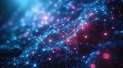 abstract futuristic network on background technology illustration.