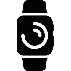 Simple vector icon smart watch
