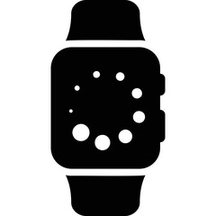 Simple vector icon smart watch
