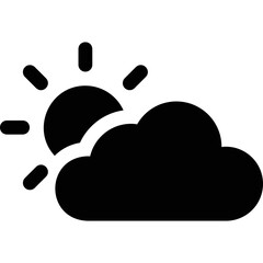 Simple vector icon weather
