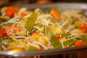 This dish combines vibrant fresh vegetables and flavorful noodles, ideal for nourishing healthy meals