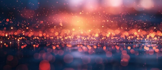 Fototapeta premium Mesmerizing Colorful Fireworks Explosion in Starry Night Sky Spectacular with Bright Bursts of Light Glowing Sparks and Radiant Energy