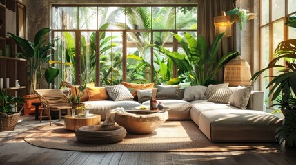 Fototapeta premium Living room interior 