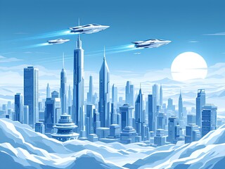 City of the Future - The Perfect Blend of Technology and Nature