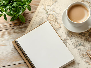 Travel Journal Mockup Illustration