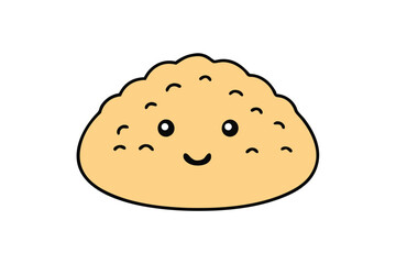 cookie isolated on white background