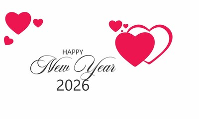 happy new year 2026 concept design ilustration