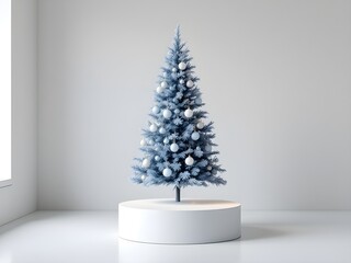 The Serenity of a Christmas Tree - Minimalist Christmas Tree Decoration