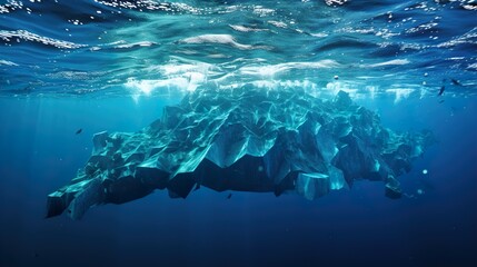 Fototapeta premium iceberg in the sea 