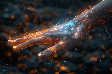 Futuristic legal services powered AI where artificial intelligence manages case management document review and legal research creating a more efficient and responsive legal industry