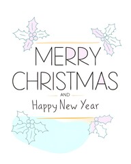 Obraz premium Christmas and new year Signs