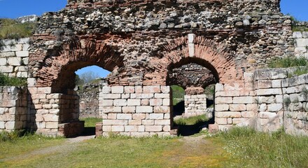 Fototapeta premium Sardis. Fragment of an ancient Turkish city.