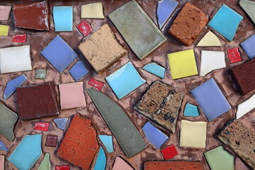 タイル カラフル 