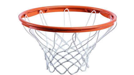 Basketball Hoop Isolated on White Background