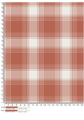 Plaid fabric pattern, blue, brown, cream, seamless for textiles, and for designing clothes, skirts or decorative fabrics. Vector illustration.