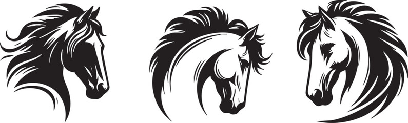 Wild Horse Profile Graphic