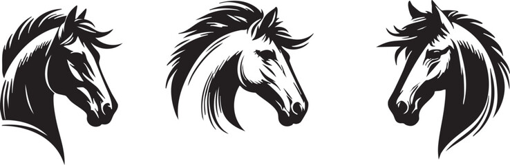 Horse Head for Logo Design