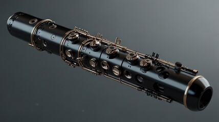 Naklejka premium Steampunk Clarinet