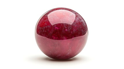 Fototapeta premium Shiny Red Glass Ball