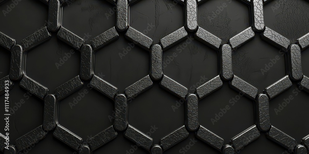 Poster black and white image of a grid of squares