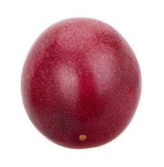 Obraz premium Passion fruit isolated. Whole passionfruit - maracuya isolated, transparent PNG, PNG format, single