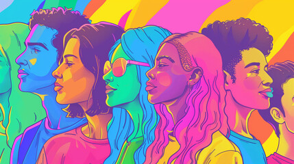 background with people