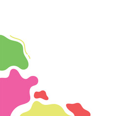 Colorful Border Element Corner