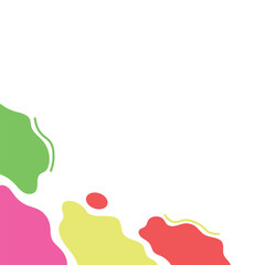 Colorful Border Element Corner