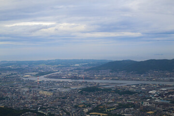 Fototapeta premium 山頂の風景