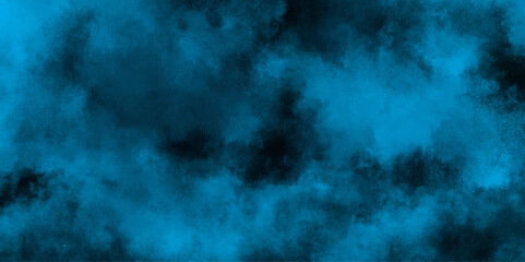 grungy blue stucco wall background in cold mood for web design, Smoke in the dark blue texture, watercolor background concept design background with smoke, watercolor painted mottled blue background.