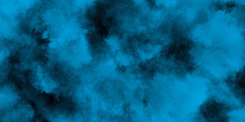 grungy blue stucco wall background in cold mood for web design, Smoke in the dark blue texture, watercolor background concept design background with smoke, watercolor painted mottled blue background.