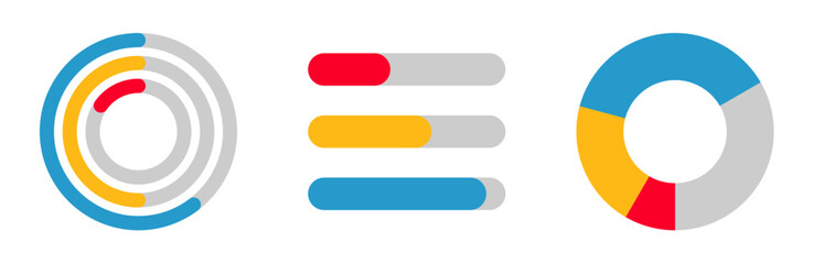 Obraz premium blank business infographic template