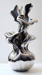 107. An artistic interpretation of stainless steel melting