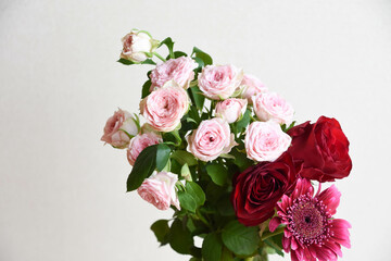 ピンク系の花束